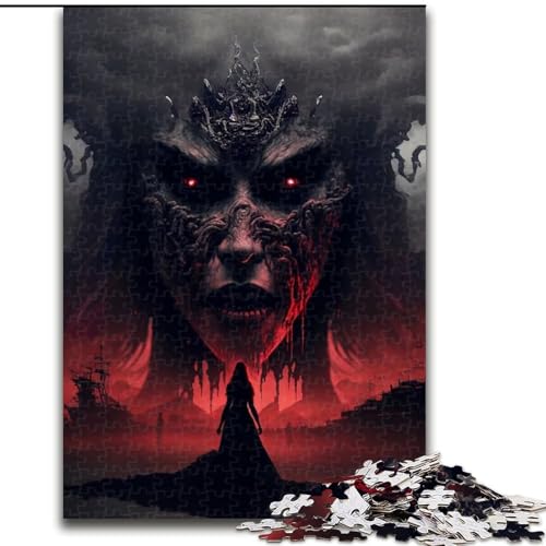 Puzzle mit 1000 Teilen für Erwachsene, Dunkle Künste, Puzzle aus Holz, Denkspiel für Teenager, 1000 Teile(50x75cm) von LiJianXXR