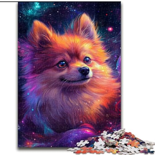 Puzzle mit 1000 Teilen für Erwachsene, Galaxy Dog-Puzzle aus Holz, perfekt für Teenager und Sammler, ideale Heimdekoration und Reisegeschenk, 1000 Teile(50x75cm) von LiJianXXR
