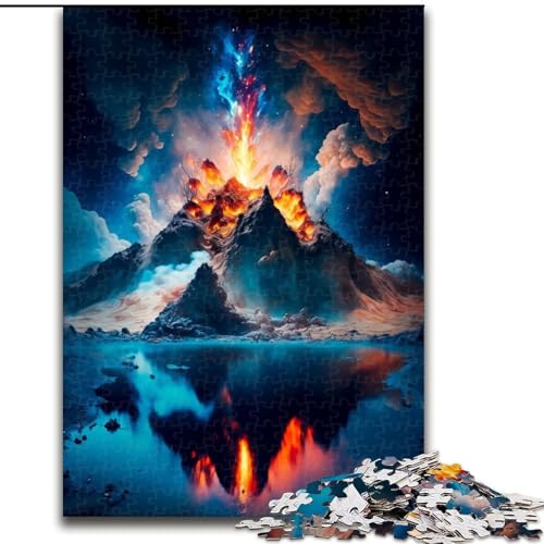 Puzzle mit 1000 Teilen für Erwachsene, Kosmisches Ausbruch-Puzzle aus Holz, Denkspiel für Teenager, 1000 Stück(50x75cm) von LiJianXXR