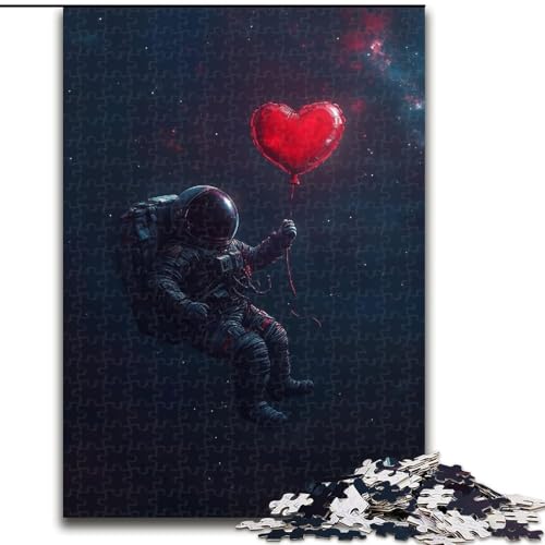Puzzle mit 1000 Teilen für Erwachsene, die Astronauten lieben, für Erwachsene ab 14 Jahren, Lernspiel, Herausforderung, Spielzeug, Geschenk zum Geburtstag (Größe 50x75cm) von LiJianXXR