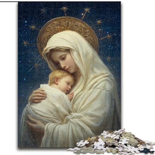 Puzzle mit 1000 Teilen für Teenager, Jesus-Kunst, Elefantenspielzeug, Denkspiel, Geburtstagsgeschenk, Geschenke, Wandkunst für Kinder ab 14 Jahren (Größe 50x75cm) von LiJianXXR