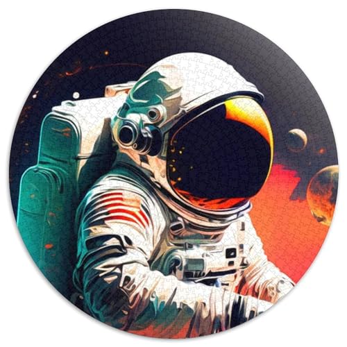 Puzzles für 1000 Teile Astronauten-Puzzles für Erwachsene, Denkspiel, interaktives Familienspiel, geeignet für Kinder ab 14 Jahren, 67,5 x 67,5 cm Puzzles für 1000 Teile Astronauten-Puzzles für Erwachsene, Denkspiel, interaktives Familienspiel, geeignet für Kinder ab 14 Jahren, 67,5 x 67,5 cm von LiJianXXR
