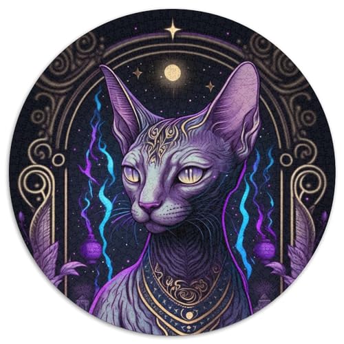 Puzzles für Erwachsene, 1000 Teile, Katzen-Puzzle, Denkspiel, interaktives Familienspiel, geeignet für Kinder ab 14 Jahren, 67,5 x 67,5 cm Puzzles für Erwachsene, 1000 Teile, Katzen-Puzzle, Denkspiel, interaktives Familienspiel, geeignet für Kinder ab 14 Jahren, 67,5 x 67,5 cm von LiJianXXR