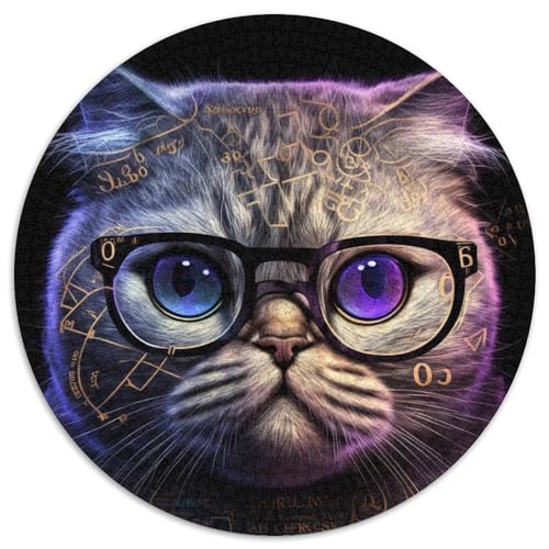 Puzzles für Erwachsene, 1000 Teile, Katzen-Puzzle, Denkspiel, interaktives Familienspiel, geeignet für Kinder ab 14 Jahren, 67,5 x 67,5 cm Puzzles für Erwachsene, 1000 Teile, Katzen-Puzzle, Denkspiel, interaktives Familienspiel, geeignet für Kinder ab 14 Jahren, 67,5 x 67,5 cm von LiJianXXR