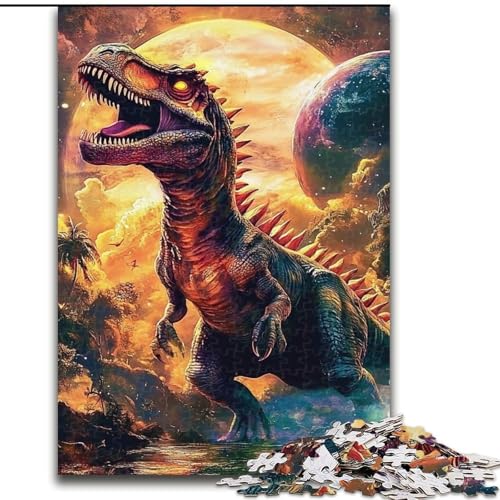 Puzzles für Erwachsene und Jugendliche, Dinosaurier-Puzzle, für Kinder ab 14 Jahren, Lernspiel, Herausforderung, Spielzeug, Geschenk zum Geburtstag (Größe 50x75cm) von LiJianXXR