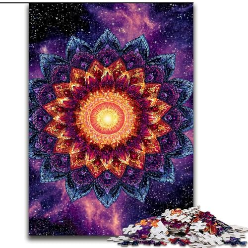 Puzzles für Erwachsene und Jugendliche, Mandala-Puzzle, für Kinder ab 14 Jahren, Lernspiel, Herausforderung, Spielzeug, Geschenk zum Geburtstag (Größe 50x75cm) von LiJianXXR