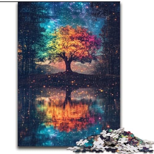 Puzzles für Erwachsene und Jugendliche, Puzzle Baum des Lebens, Quizspiel zur Stärkung der Liebe zwischen Paaren für Kinder ab 14 Jahren (Größe 50x75cm) von LiJianXXR
