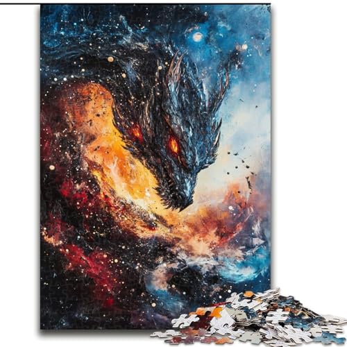 Puzzles für Erwachsene und Jugendliche, Puzzle Fantasy Dragon, Quizspiel zur Stärkung der Liebe zwischen Paaren für Kinder ab 14 Jahren (Größe 50x75cm) von LiJianXXR