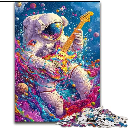 Puzzles für Erwachsene und Jugendliche, Puzzle Psychedelischer Astronaut, Quizspiel zur Stärkung der Liebe zwischen Paaren für Kinder ab 14 Jahren (Größe 26x38cm) von LiJianXXR