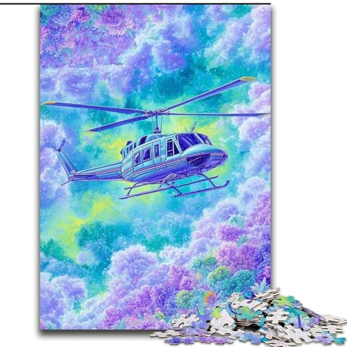 Puzzles für Erwachsene und Jugendliche, Puzzle Traumhubschrauber, für Kinder ab 14 Jahren, Lernspiel, Herausforderung, Spielzeug, Geschenk zum Geburtstag (Größe 26x38cm) von LiJianXXR