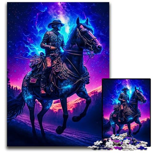 Ritter-Puzzle für Erwachsene, 1000-teiliges Karton-Puzzle für Erwachsene, Geburtstage und Feiertage, 26x38cm/10,23x14,96 Zoll Ritter-Puzzle für Erwachsene, 1000-teiliges Karton-Puzzle für Erwachsene, Geburtstage und Feiertage, 26x38cm/10,23x14,96 Zoll von LiJianXXR