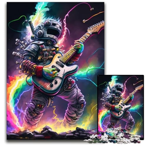 Roboter spielt Gitarre, 1000-teiliges Puzzle für Erwachsene, anspruchsvolle Puzzles, interaktives Familienspiel, Gehirn-Herausforderung, Lernspielzeug, 26x38cm/10,23x14,96 Zoll Roboter spielt Gitarre, 1000-teiliges Puzzle für Erwachsene, anspruchsvolle Puzzles, interaktives Familienspiel, Gehirn-Herausforderung, Lernspielzeug, 26x38cm/10,23x14,96 Zoll von LiJianXXR
