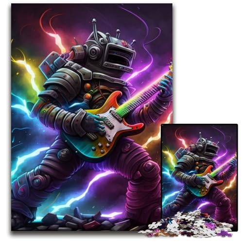 Roboter spielt Gitarre, 1000-teiliges Puzzle für Erwachsene, anspruchsvolle Puzzles, interaktives Familienspiel, Gehirn-Herausforderung, Lernspielzeug, 50x75cm/19,68x29,52 Zoll Roboter spielt Gitarre, 1000-teiliges Puzzle für Erwachsene, anspruchsvolle Puzzles, interaktives Familienspiel, Gehirn-Herausforderung, Lernspielzeug, 50x75cm/19,68x29,52 Zoll von LiJianXXR