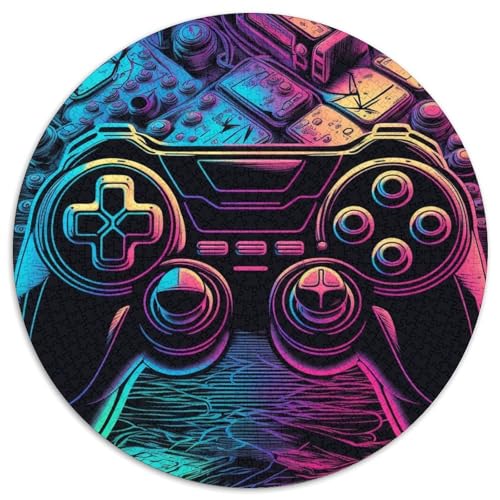 Spiel-Puzzles für Erwachsene, 1000-teiliges Puzzle für Erwachsene zum Entspannen und Herausfordern, farbenfrohe Heimdekorationskunst, Freunde, 67,5 x 67,5 cm von LiJianXXR