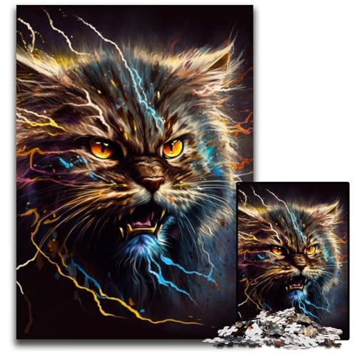 Spirited Cougar 1000-Teile-Puzzle, Geschenke, Puzzles für Erwachsene, Denkspiel für Teenager und Familieninteraktion, 26x38cm/10,23x14,96 Zoll Spirited Cougar 1000-Teile-Puzzle, Geschenke, Puzzles für Erwachsene, Denkspiel für Teenager und Familieninteraktion, 26x38cm/10,23x14,96 Zoll von LiJianXXR