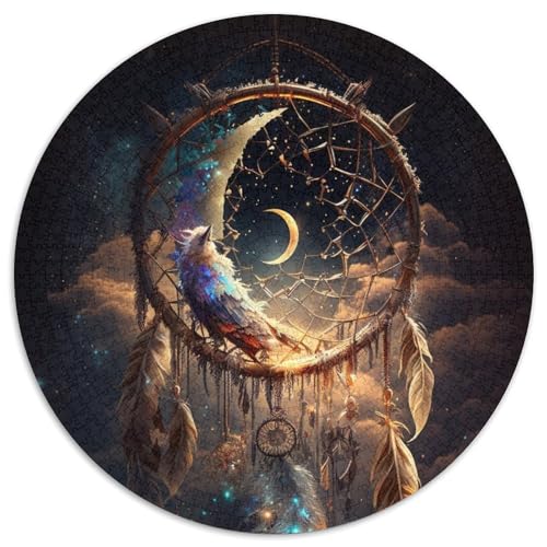 Traumfänger-Puzzle, 1000 Teile, für Erwachsene, Kartonpuzzle, perfekt als Geburtstags-, Weihnachts, 67,5 x 67,5 cm von LiJianXXR