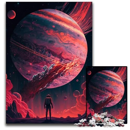 Universum-Planeten-Puzzle für Erwachsene, 1000-teiliges Papppuzzle, anspruchsvolles DIY-Denkspiel für Teenager, 26x38cm/10,23x14,96 Zoll Universum-Planeten-Puzzle für Erwachsene, 1000-teiliges Papppuzzle, anspruchsvolles DIY-Denkspiel für Teenager, 26x38cm/10,23x14,96 Zoll von LiJianXXR