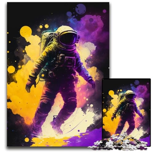 Weltraum-Astronauten-Puzzle, 1000 Teile, für Erwachsene, anspruchsvolle Puzzles, interaktives Familienspiel, Denksportaufgabe, Lernspielzeug, 26x38cm/10,23x14,96 Zoll Weltraum-Astronauten-Puzzle, 1000 Teile, für Erwachsene, anspruchsvolle Puzzles, interaktives Familienspiel, Denksportaufgabe, Lernspielzeug, 26x38cm/10,23x14,96 Zoll von LiJianXXR