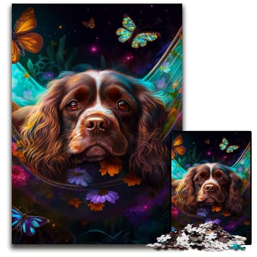 Wunderschönes Wolf-Puzzle für Erwachsene, 1000 Teile, Puzzle für Erwachsene, perfekt für Halloween, Weihnachten, Geburtstagsgeschenk, 50x75cm/19,68x29,52 Zoll Wunderschönes Wolf-Puzzle für Erwachsene, 1000 Teile, Puzzle für Erwachsene, perfekt für Halloween, Weihnachten, Geburtstagsgeschenk, 50x75cm/19,68x29,52 Zoll von LiJianXXR