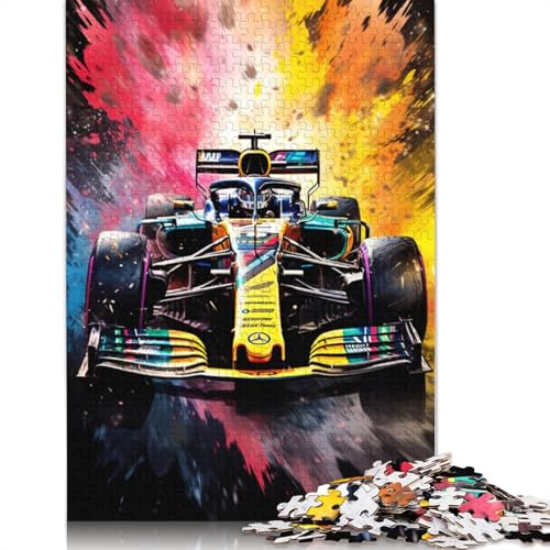 1000-teiliges Puzzlespiel, Farbe, F1-Rennpuzzle, Geschenk, Kartonpuzzle, Heimdekoration, 38 x 26 cm 1000-teiliges Puzzlespiel, Farbe, F1-Rennpuzzle, Geschenk, Kartonpuzzle, Heimdekoration, 38 x 26 cm von LiJianXXS