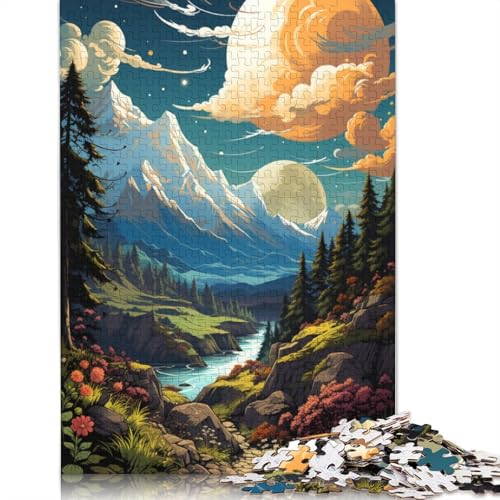 Puzzle für Erwachsene, 1000 Teile, Bezaubernde Landschaft, Puzzle für Erwachsene, Kartonpuzzle, lustiges Geschenk, 38 x 26 cm Puzzle für Erwachsene, 1000 Teile, Bezaubernde Landschaft, Puzzle für Erwachsene, Kartonpuzzle, lustiges Geschenk, 38 x 26 cm von LiJianXXS