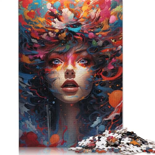 Puzzle für Erwachsene, 1000 Teile, Bunte Psychedelia für dunkle Mädchen, Puzzle für Erwachsene, Holzpuzzle, Puzzle für Erwachsene, Lernspiel, Herausforderungsspielzeug, 75 x 50 cm Puzzle für Erwachsene, 1000 Teile, Bunte Psychedelia für dunkle Mädchen, Puzzle für Erwachsene, Holzpuzzle, Puzzle für Erwachsene, Lernspiel, Herausforderungsspielzeug, 75 x 50 cm von LiJianXXS