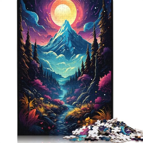 Puzzle für Erwachsene, 1000 Teile, Die farbenfrohe Psychedelia des kosmischen Berges, Puzzle für Kinder, Holzpuzzle, Puzzle für Erwachsene, Lernspiel, Herausforderungsspielzeug, 75 x 50 cm Puzzle für Erwachsene, 1000 Teile, Die farbenfrohe Psychedelia des kosmischen Berges, Puzzle für Kinder, Holzpuzzle, Puzzle für Erwachsene, Lernspiel, Herausforderungsspielzeug, 75 x 50 cm von LiJianXXS