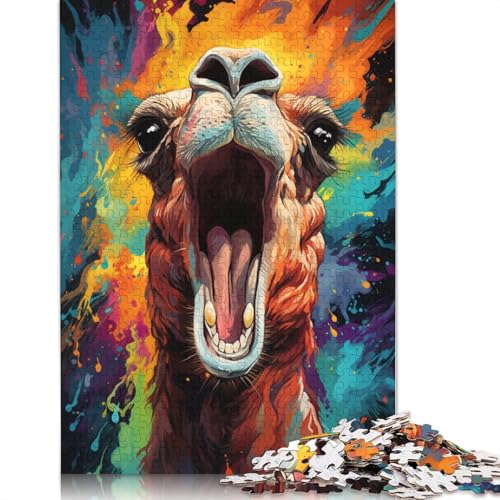 Puzzle für Erwachsene, 1000 Teile, Farbgemälde von Alpakas, Puzzles für Erwachsene, Kartonpuzzles, Puzzles für Erwachsene, Lernspiel, Herausforderungsspielzeug, 38 x 26 cm Puzzle für Erwachsene, 1000 Teile, Farbgemälde von Alpakas, Puzzles für Erwachsene, Kartonpuzzles, Puzzles für Erwachsene, Lernspiel, Herausforderungsspielzeug, 38 x 26 cm von LiJianXXS
