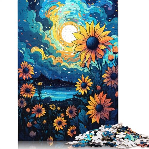 Puzzle für Erwachsene, 1000 Teile, Farbgemälde von Sonnenblumen, Puzzle für Erwachsene, Kartonpuzzle, Puzzle für Erwachsene, Lernspiel, Herausforderungsspielzeug, 38 x 26 cm Puzzle für Erwachsene, 1000 Teile, Farbgemälde von Sonnenblumen, Puzzle für Erwachsene, Kartonpuzzle, Puzzle für Erwachsene, Lernspiel, Herausforderungsspielzeug, 38 x 26 cm von LiJianXXS