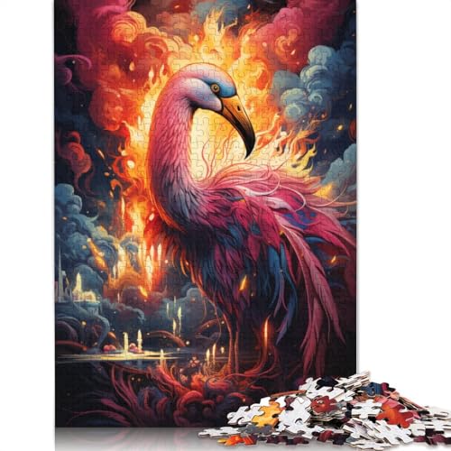 Puzzle für Erwachsene, 1000 Teile, Farbmalerei, Flamingo-Puzzles für Erwachsene, Kartonpuzzles, Puzzles für Erwachsene, Lernspiel, Herausforderungsspielzeug, 38 x 26 cm Puzzle für Erwachsene, 1000 Teile, Farbmalerei, Flamingo-Puzzles für Erwachsene, Kartonpuzzles, Puzzles für Erwachsene, Lernspiel, Herausforderungsspielzeug, 38 x 26 cm von LiJianXXS