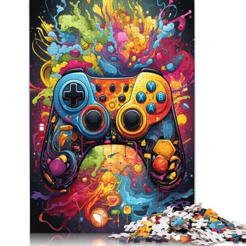 Puzzle für Erwachsene, 1000 Teile, Malen, Farbe, Gamepad, Puzzles für Erwachsene, Kartonpuzzles, Puzzles für Erwachsene, Lernspiel, Herausforderungsspielzeug, 38 x 26 cm Puzzle für Erwachsene, 1000 Teile, Malen, Farbe, Gamepad, Puzzles für Erwachsene, Kartonpuzzles, Puzzles für Erwachsene, Lernspiel, Herausforderungsspielzeug, 38 x 26 cm von LiJianXXS