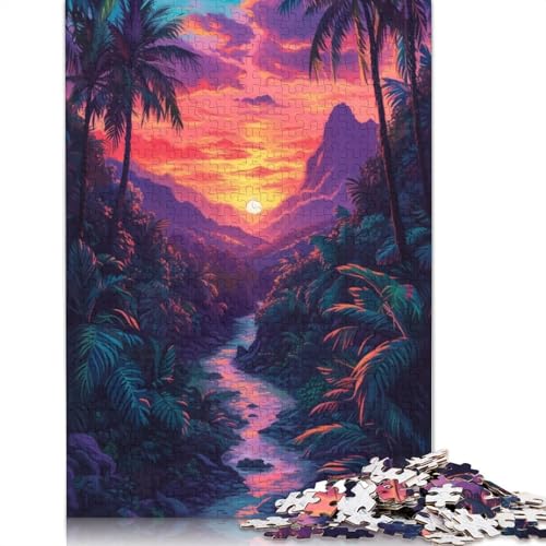 Puzzle für Erwachsene, 1000 Teile, Psychedelischer Sonnenuntergang, Puzzle für Erwachsene, Kartonpuzzle, Puzzle für Erwachsene, Lernspiel, Herausforderungsspielzeug, 38 x 26 cm Puzzle für Erwachsene, 1000 Teile, Psychedelischer Sonnenuntergang, Puzzle für Erwachsene, Kartonpuzzle, Puzzle für Erwachsene, Lernspiel, Herausforderungsspielzeug, 38 x 26 cm von LiJianXXS
