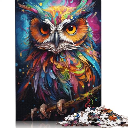Puzzle für Erwachsene, 1000 Teile, Regenbogen-Eule, Puzzle für Erwachsene, Kartonpuzzle, Puzzle für Erwachsene, Lernspiel, Herausforderungsspielzeug, 38 x 26 cm Puzzle für Erwachsene, 1000 Teile, Regenbogen-Eule, Puzzle für Erwachsene, Kartonpuzzle, Puzzle für Erwachsene, Lernspiel, Herausforderungsspielzeug, 38 x 26 cm von LiJianXXS