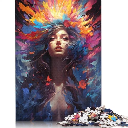Puzzle für Erwachsene, 1000 Teile, farbenfrohes psychedelisches Gemälde, Göttinnen-Puzzle für Erwachsene, Holzpuzzle, Puzzle für Erwachsene, Lernspiel, Herausforderungsspielzeug, 75 x 50 cm Puzzle für Erwachsene, 1000 Teile, farbenfrohes psychedelisches Gemälde, Göttinnen-Puzzle für Erwachsene, Holzpuzzle, Puzzle für Erwachsene, Lernspiel, Herausforderungsspielzeug, 75 x 50 cm von LiJianXXS