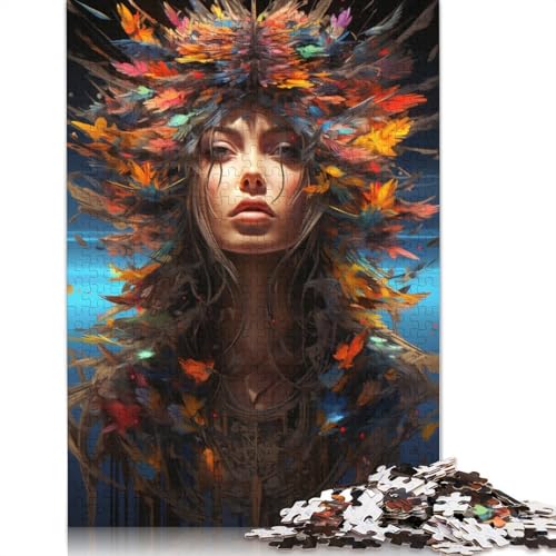 Puzzle für Erwachsene, 1000 Teile, farbenfrohes psychedelisches Gemälde Einer Göttin, Puzzle für Kinder, Kartonpuzzle, Puzzle für Erwachsene, Lernspiel, Herausforderungsspielzeug, 38 x 26 cm Puzzle für Erwachsene, 1000 Teile, farbenfrohes psychedelisches Gemälde Einer Göttin, Puzzle für Kinder, Kartonpuzzle, Puzzle für Erwachsene, Lernspiel, Herausforderungsspielzeug, 38 x 26 cm von LiJianXXS