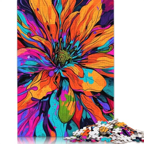Puzzle für Erwachsene, 1000 Teile, psychedelische Bunte Blumen, Puzzle für Erwachsene, Kartonpuzzle, Puzzle für Erwachsene, Lernspiel, Herausforderungsspielzeug, 38 x 26 cm Puzzle für Erwachsene, 1000 Teile, psychedelische Bunte Blumen, Puzzle für Erwachsene, Kartonpuzzle, Puzzle für Erwachsene, Lernspiel, Herausforderungsspielzeug, 38 x 26 cm von LiJianXXS