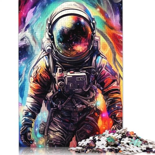 Puzzle für Erwachsene, 1000 künstlerische Astronauten-Puzzles für Erwachsene, Kartonpuzzle, interessantes Puzzle zur Stressreduzierung, Größe: 38 x 26 cm Puzzle für Erwachsene, 1000 künstlerische Astronauten-Puzzles für Erwachsene, Kartonpuzzle, interessantes Puzzle zur Stressreduzierung, Größe: 38 x 26 cm von LiJianXXS