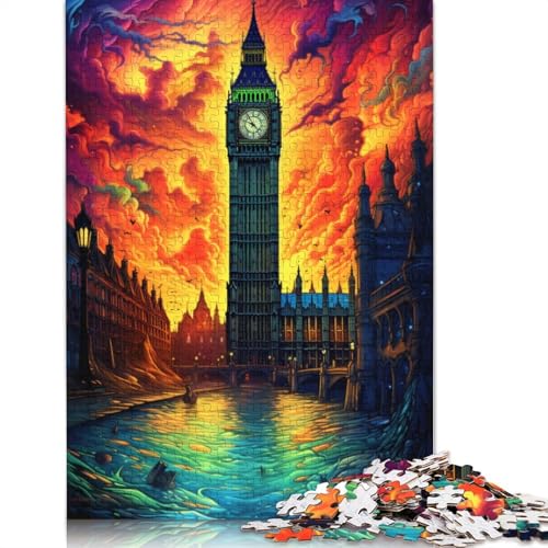 Puzzle für Erwachsene, Big Ben, Britisches Puzzle für Erwachsene, 1000 Teile, Papppuzzle für Erwachsene und Kinder ab 12 Jahren, für Erwachsene, Puzzlegeschenke, 38 x 26 cm Puzzle für Erwachsene, Big Ben, Britisches Puzzle für Erwachsene, 1000 Teile, Papppuzzle für Erwachsene und Kinder ab 12 Jahren, für Erwachsene, Puzzlegeschenke, 38 x 26 cm von LiJianXXS