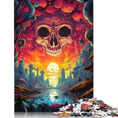 Puzzle für Erwachsene, Bizarre, farbenfrohe Monster, Puzzle für Erwachsene, 1000 Teile, Kartonpuzzle für Erwachsene und Kinder ab 12 Jahren, für Erwachsene, Puzzlegeschenke, 38 x 26 cm von LiJianXXS