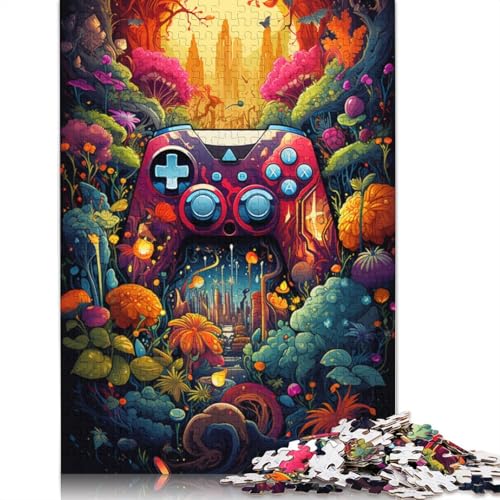 Puzzle für Erwachsene, farbenfroher Psychedelischer Gamecontroller, 1000-teiliges Puzzle, Holzpuzzle für Erwachsene und Kinder ab 12 Jahren, gutes Geschenk für Erwachsene und Kinder, 75 x 50 cm Puzzle für Erwachsene, farbenfroher Psychedelischer Gamecontroller, 1000-teiliges Puzzle, Holzpuzzle für Erwachsene und Kinder ab 12 Jahren, gutes Geschenk für Erwachsene und Kinder, 75 x 50 cm von LiJianXXS
