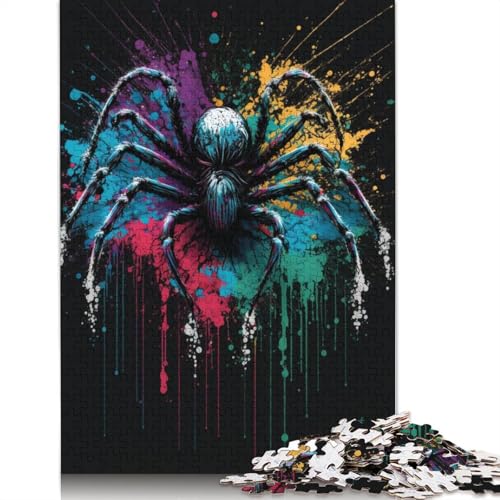 Puzzle für Erwachsene, Vogelspinne, buntes 1000-teiliges Puzzle, Holzpuzzle, geeignet für Erwachsene, Spielzeug, Wanddekoration, 75 x 50 cm Puzzle für Erwachsene, Vogelspinne, buntes 1000-teiliges Puzzle, Holzpuzzle, geeignet für Erwachsene, Spielzeug, Wanddekoration, 75 x 50 cm von LiJianXXXB
