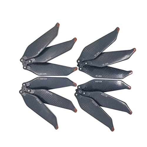 LiLiTok 4 Stück Propeller-Ersatz für DJI Mavic 3 9453F, Dreiblatt Kohlefaser Propeller, Lärmreduzierung, Schnellspanner, Flügel Zubehör (2 Paare) von LiLiTok