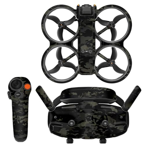 Avata 2 Cool Aufkleber, Avata 2 Skin Goggles 3 Brillen Aufkleber Anti-Scratch Schutzhülle Stickers für DJI Avata 2 Goggles 3 Zubehör (1) von LiLiTok