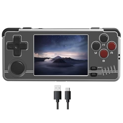 LiLiTok für Miyoo A30 Handheld Game Console, 2,8 Zoll IPS Classic System Retro Video Games Konsolen unterstützt 10000+ Classic Games und Wireless Networt Handheld Console (Grau) von LiLiTok