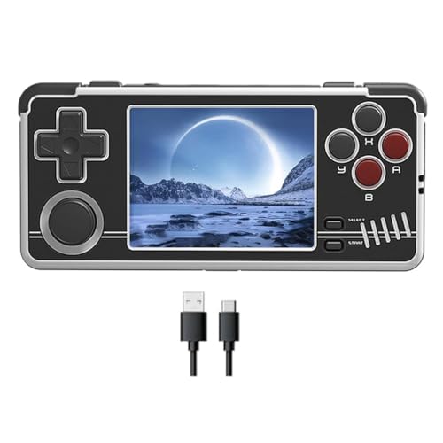 LiLiTok für Miyoo A30 Handheld Game Console, 2,8 Zoll IPS Classic System Retro Video Games Konsolen unterstützt 10000+ Classic Games und Wireless Networt Handheld Console (Weiß) von LiLiTok