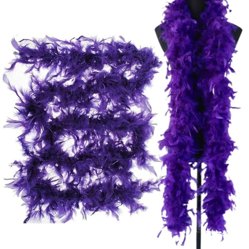 Federboa, 2 Meter/6,6 Ft Federn Für Kleid, Federschal Kostüm, Für Kleid, Mädchen Verkleiden Sich, Dekoration, Tanz, Kostüm, Hochzeit, Partyzubehör Federboa, 2 Meter/6,6 Ft Federn Für Kleid, Federschal Kostüm, Für Kleid, Mädchen Verkleiden Sich, Dekoration, Tanz, Kostüm, Hochzeit, Partyzubehör von Liakyunf