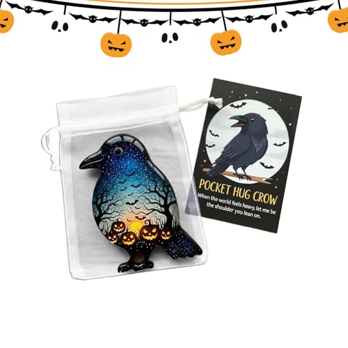 Liakyunf Affirmative Halloween Pocket Cards, Pocket Encouragement Card, Ghost Bat Crow Death God Motivational Souvenir for Halloween Travel Work Meetings Students Graduates Colleagues Employees Liakyunf Affirmative Halloween Pocket Cards, Pocket Encouragement Card, Ghost Bat Crow Death God Motivational Souvenir for Halloween Travel Work Meetings Students Graduates Colleagues Employees von Liakyunf