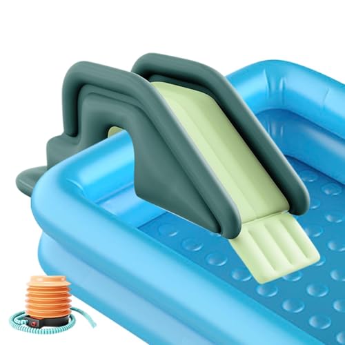 Liakyunf Aufblasbare Pool Rutsche, Aufblasbare Wasserrutsche Für Pool, Anti-Rollover-Poolrutsche, Kinder-Vergnügungsparkrutsche Für Den Außenbereich Liakyunf Aufblasbare Pool Rutsche, Aufblasbare Wasserrutsche Für Pool, Anti-Rollover-Poolrutsche, Kinder-Vergnügungsparkrutsche Für Den Außenbereich von Liakyunf