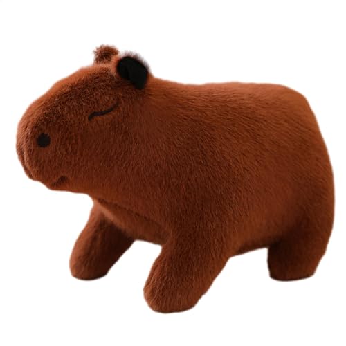 Liakyunf Capybara Plüschpuppe, Gefüllte Capybara | 10 Zoll Capybara Puppe | Verspielter Begleiter, Plüschtiere, Tischdekoration für Zuhause, Wohnzimmer und Schlafzimmer Liakyunf Capybara Plüschpuppe, Gefüllte Capybara | 10 Zoll Capybara Puppe | Verspielter Begleiter, Plüschtiere, Tischdekoration für Zuhause, Wohnzimmer und Schlafzimmer von Liakyunf