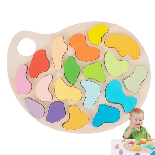 Liakyunf Holzrätsel für Kleinkind, Farbform -Sortierspielzeug - Lernen von Rätseln für Kleinkind 1-3,Vorschullernaktivitäten Design für Kindertagesstättenzentren Liakyunf Holzrätsel für Kleinkind, Farbform -Sortierspielzeug - Lernen von Rätseln für Kleinkind 1-3,Vorschullernaktivitäten Design für Kindertagesstättenzentren von Liakyunf
